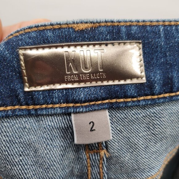 KUT From the Kloth Catherine Fab Ab Boyfriend Jeans Women Size 2 NWT - Picture 8 of 15